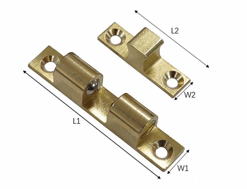 Adjustable Brass Twin Ball Catch Double Ball Door Catch DS-K5 (2)