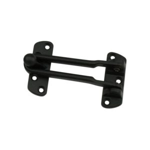 Modern matte black door handle - - News - 20 Matte black security door guard latch lock DGZ01-BK (1)