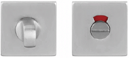 Interior Door Handle With Square Rose Design For Comercial Use - Door Handle - 4 Privacy thumb turn and release set for door lever handle