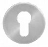 Stainless Steel Modern Door Handle On Magnetic Round Rose - Door Handle - 3 Round Euro Cylinder Escutcheon for door lever handle