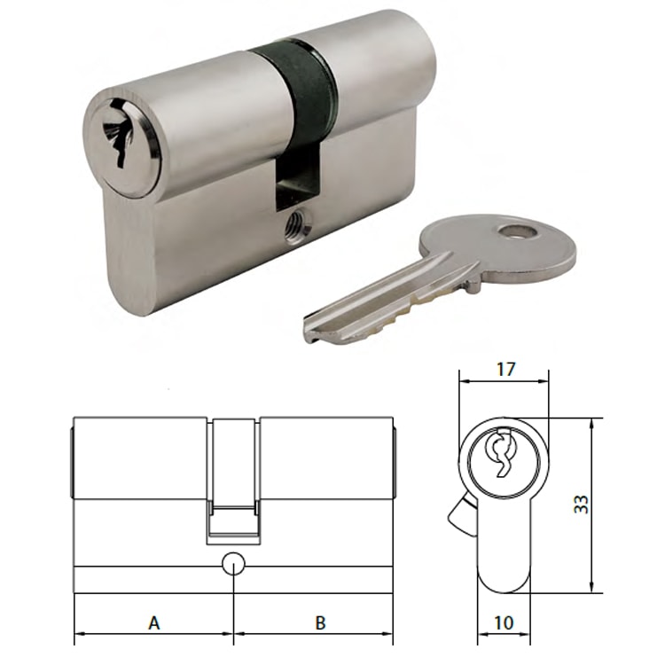 cheap aluminum door lock cylinder